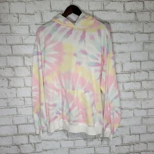 Tye-dye hooded sweatshirt